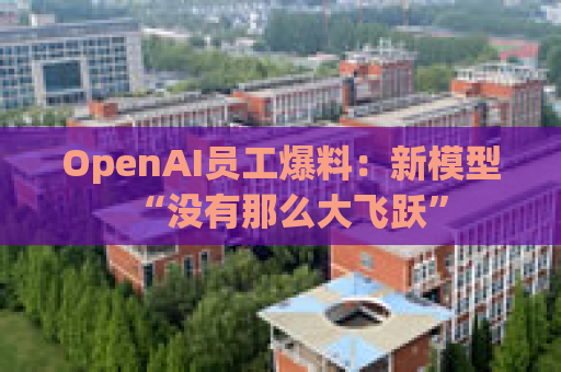 OpenAI员工爆料：新模型“没有那么大飞跃”