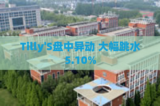 Tilly'S盘中异动 大幅跳水5.10%