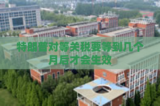 特朗普对等关税要等到几个月后才会生效