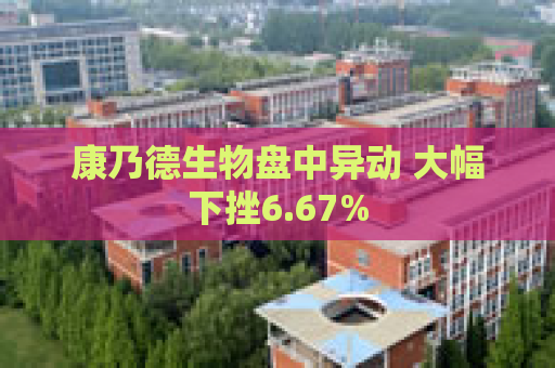 康乃德生物盘中异动 大幅下挫6.67%