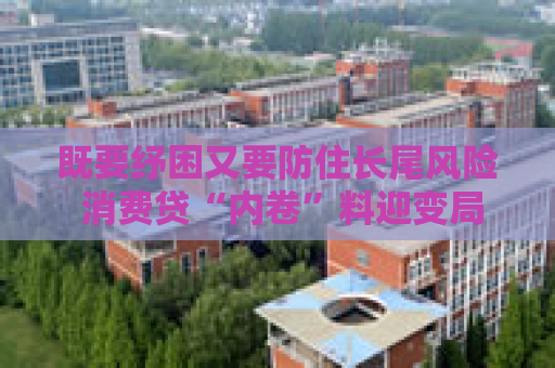 既要纾困又要防住长尾风险 消费贷“内卷”料迎变局