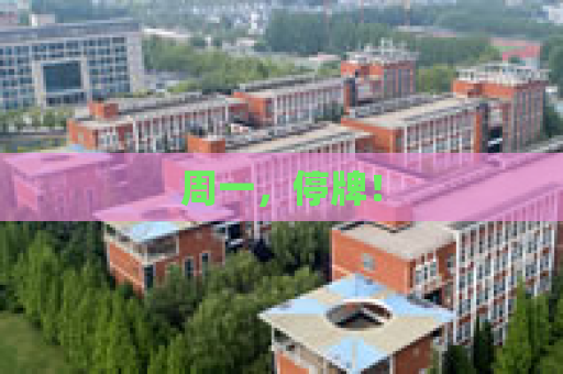 周一，停牌！
