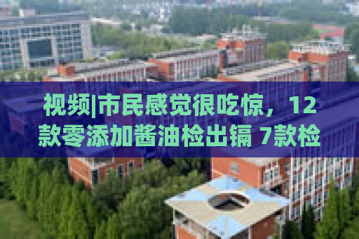 视频|市民感觉很吃惊，12款零添加酱油检出镉 7款检出砷