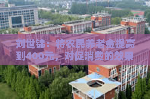 刘世锦：将农民养老金提高到400元，对促消费的效果会更好