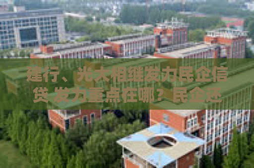 建行、光大相继发力民企信贷 发力重点在哪？民企还需哪些支持？