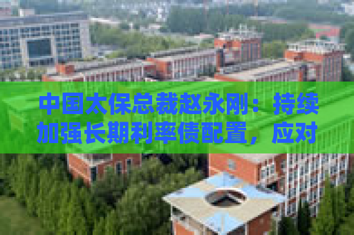 中国太保总裁赵永刚：持续加强长期利率债配置，应对权益市场大幅波动和利率中枢趋势下行双重挑战