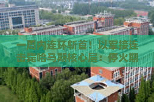一周内连环斩首！以军接连击毙哈马斯核心层：停火期情报搜集立奇功？
