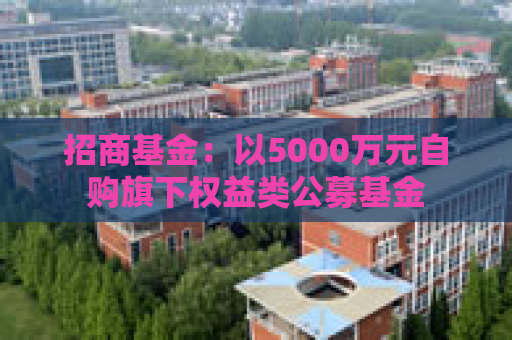 招商基金：以5000万元自购旗下权益类公募基金