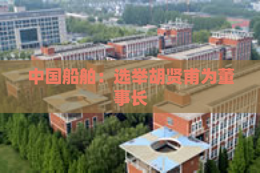中国船舶：选举胡贤甫为董事长