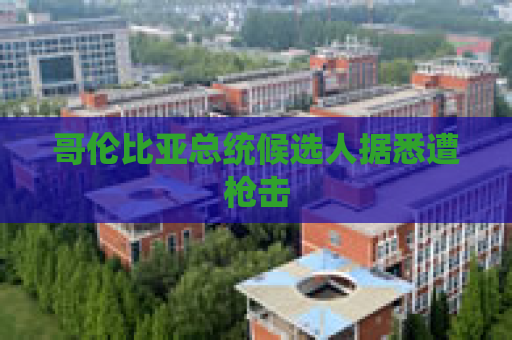 哥伦比亚总统候选人据悉遭枪击