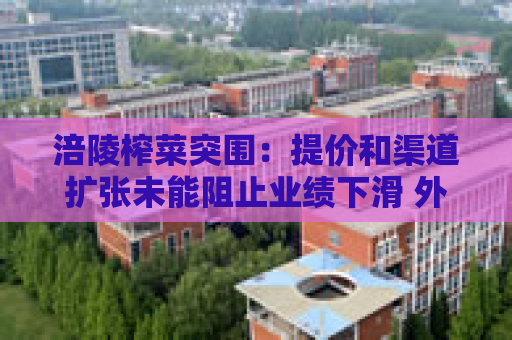 涪陵榨菜突围：提价和渠道扩张未能阻止业绩下滑 外延式并购能打造第二增长曲线吗？