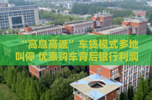“高息高返”车贷模式多地叫停 优惠购车背后银行利润承压