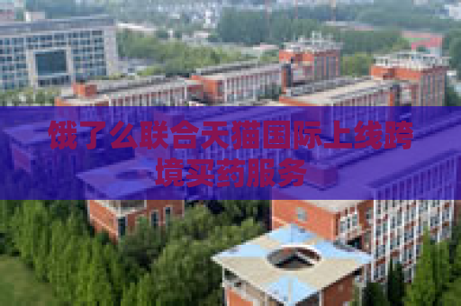 饿了么联合天猫国际上线跨境买药服务