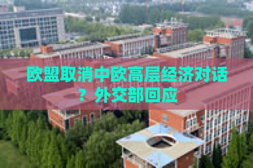 欧盟取消中欧高层经济对话？外交部回应