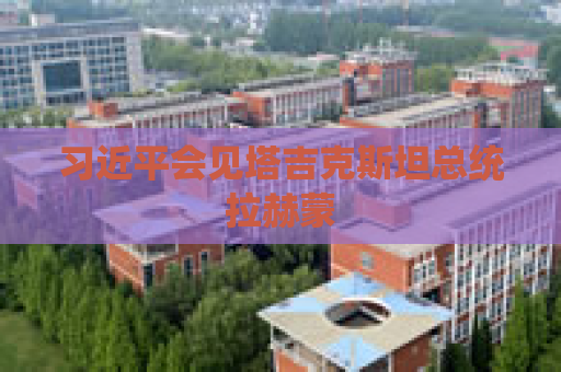 习近平会见塔吉克斯坦总统拉赫蒙