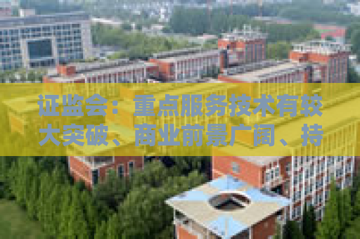 证监会：重点服务技术有较大突破、商业前景广阔、持续研发投入大但目前仍处于未盈利阶段的科技型企业