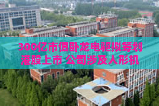 300亿市值卧龙电驱拟筹划港股上市 公司涉及人形机器人+特斯拉概念+飞行汽车等概念