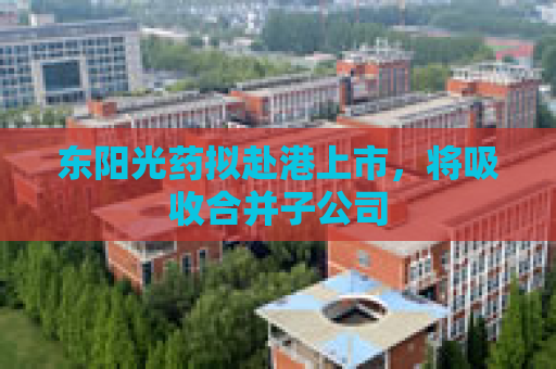 东阳光药拟赴港上市，将吸收合并子公司
