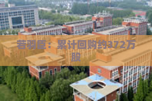 若羽臣：累计回购约372万股