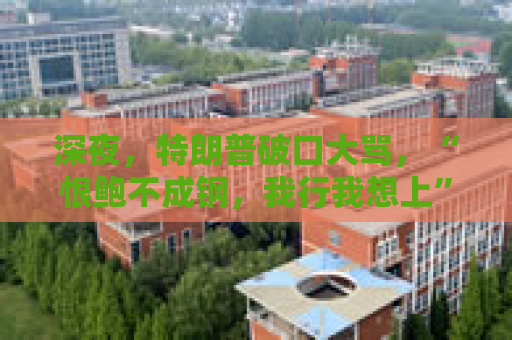 深夜，特朗普破口大骂，“恨鲍不成钢，我行我想上”