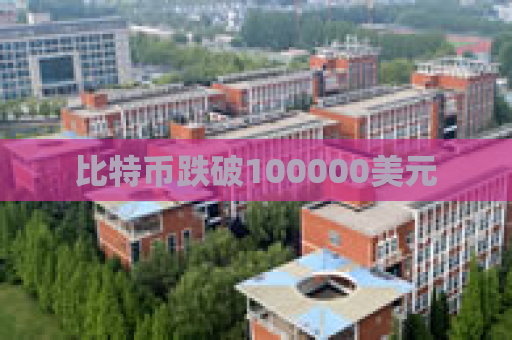 比特币跌破100000美元