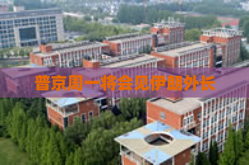 普京周一将会见伊朗外长