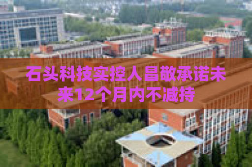 石头科技实控人昌敬承诺未来12个月内不减持