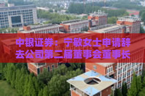 中银证券：宁敏女士申请辞去公司第二届董事会董事长等职务