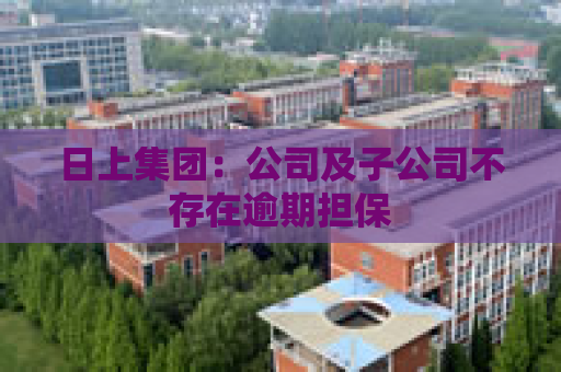 日上集团：公司及子公司不存在逾期担保