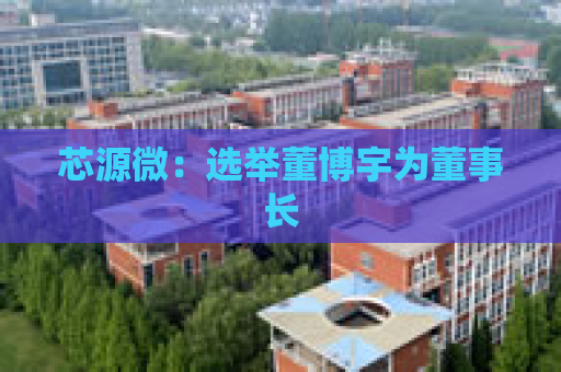 芯源微：选举董博宇为董事长