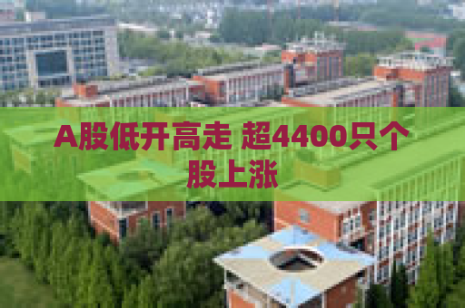A股低开高走 超4400只个股上涨