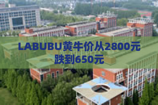 LABUBU黄牛价从2800元跌到650元