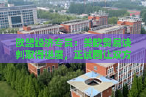 欧盟经济专员：美欧贸易谈判取得进展，正试图让双方都满意！