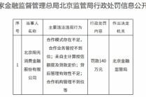 阳光消金百万罚单暴露风控短板