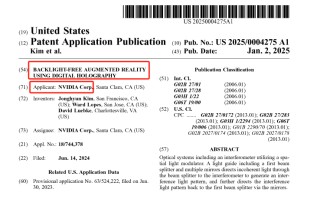CES前夕英伟达发布AR眼镜新专利 提升显示效果还能降低设备重量