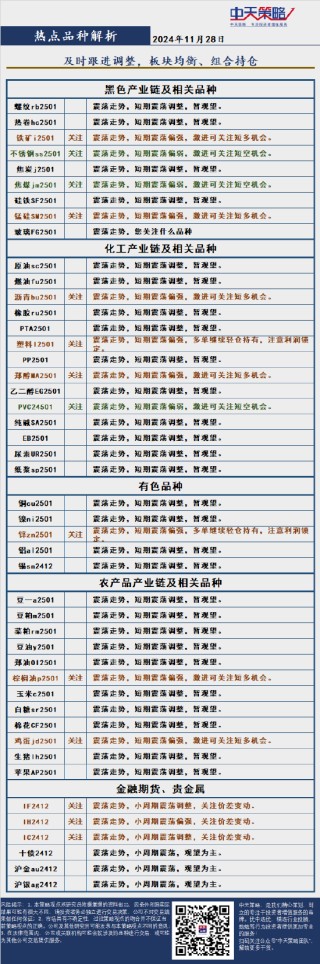 中天策略:11月28日市场分析