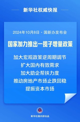 刚刚，国家发改委重磅发声！加力推出一揽子增量政策！