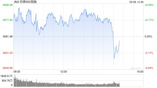 早盘：美股小幅上扬 标普指数上涨0.15%
