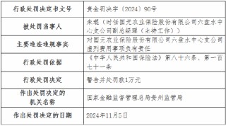 国元农险两家支公司因虚列费用被罚款20万元