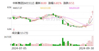 中新集团：拟发行不超20亿元公司债