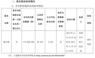 甘肃前首富阙文彬深陷“债务黑洞”，近半新里程持股将被拍卖