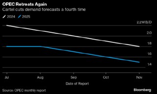 OPEC连续第四个月下调全球石油需求增长预期