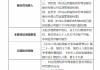 山西昔阳农村商业银行被罚96万元：因关联交易管理不到位 员工行为管理不到位等