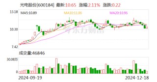 光电股份：控股股东及其一致行动人拟增持公司股份