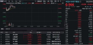 海光信息飙升13%领涨A100，中字头联手助攻，规模最大中证A100ETF基金（562000）逆市上扬，领跑大市！