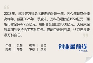 王石欲“帮扶”万科渡劫，800亿资金缺口待填
