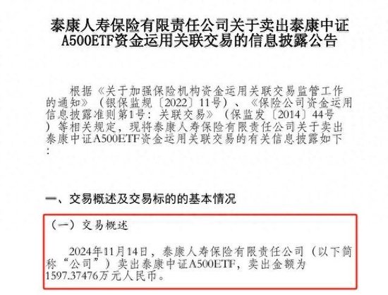 泰康基金A500ETF雪上加霜！首批10只产品中规模倒数第一，又遭股东方卖出1597万！网友神评论分歧大  第1张