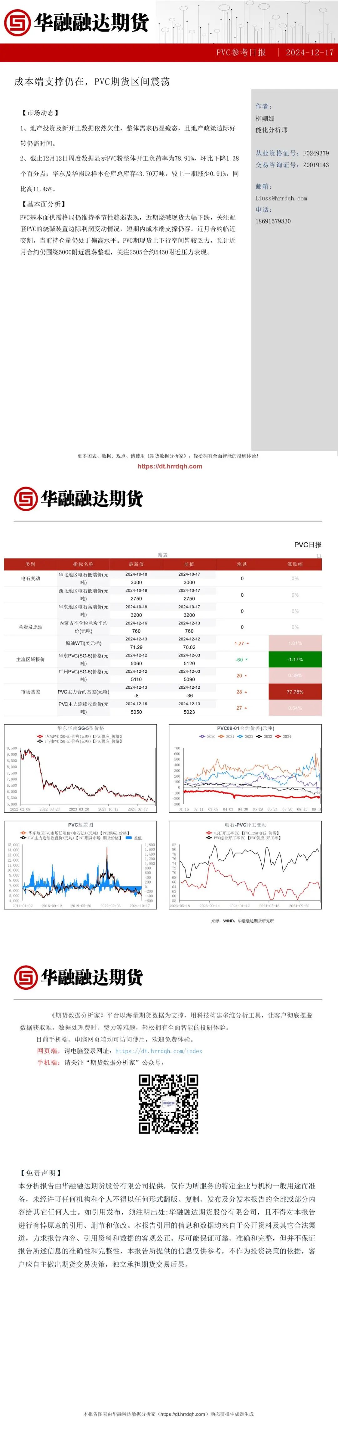 成本端支撑仍在 PVC期货区间震荡  第3张