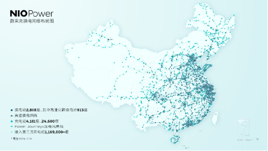 9纵9横高速充换电网络——蔚来的“万里长城”  第4张