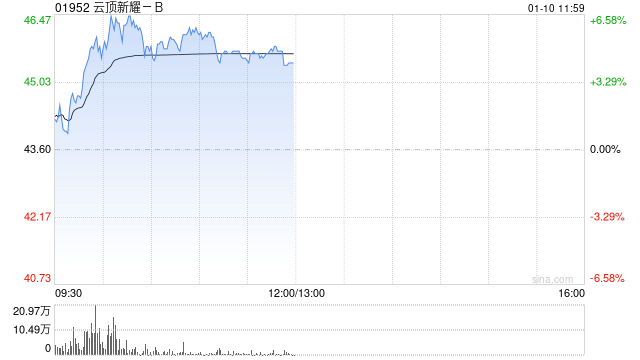 云顶新耀-B早盘反弹逾6% 公司获国际资本关注  第1张